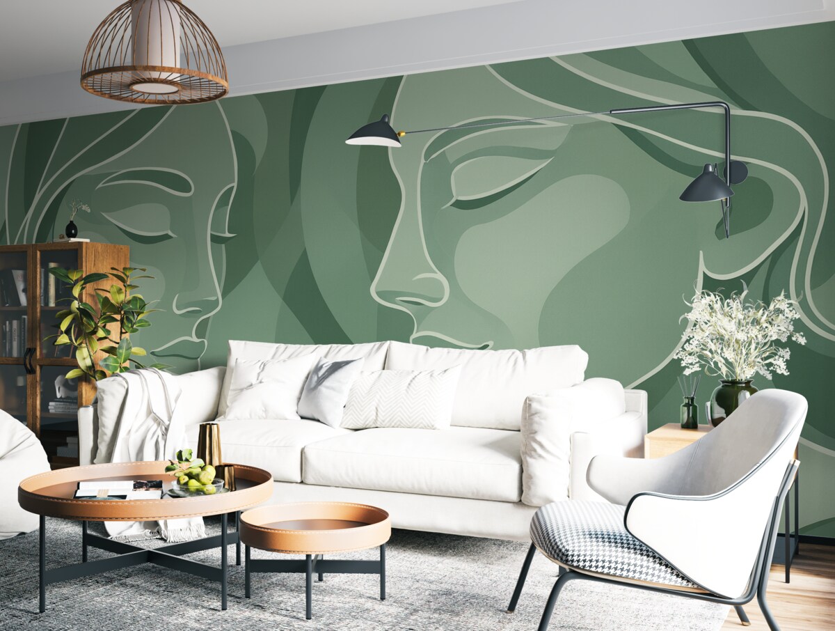 Fototapeta Abstrakcyjna twarz.