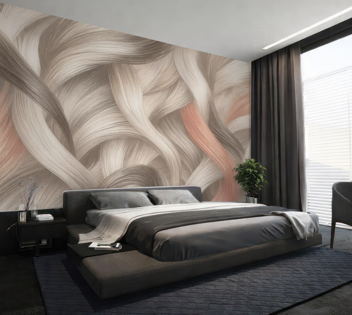 Fototapeta Abstrakcyjna wyschnięta trawa.