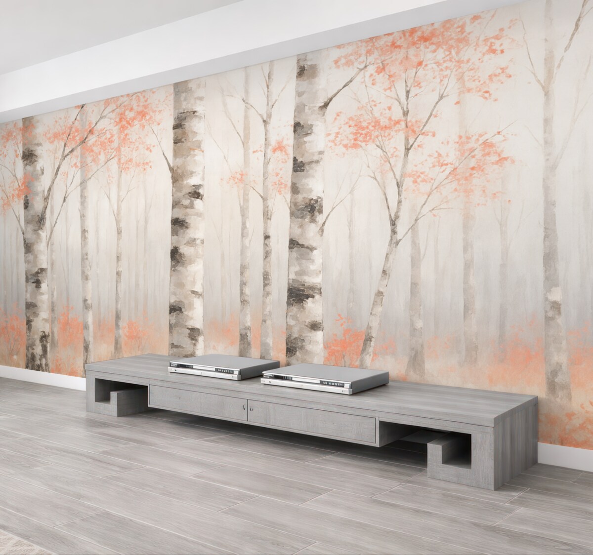 Fototapeta Brzozowy Las