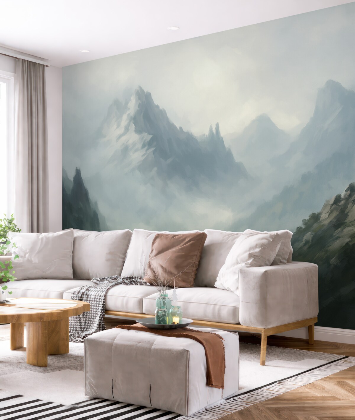 Fototapeta Obraz naśladujący górskie skały.