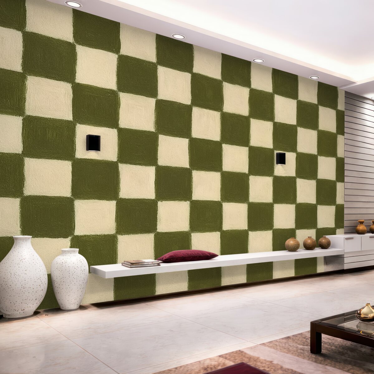 Fototapeta Kwadraty, siatka, figura geometryczna.