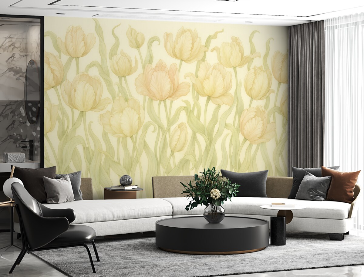 Fototapeta Subtelne i wyrafinowane tulipany.