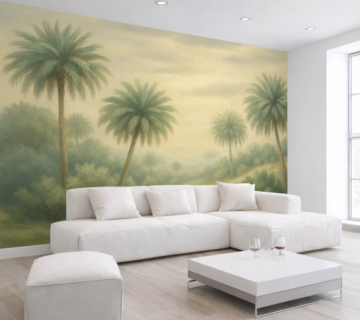 Fototapeta Krajobraz akwarelowy.