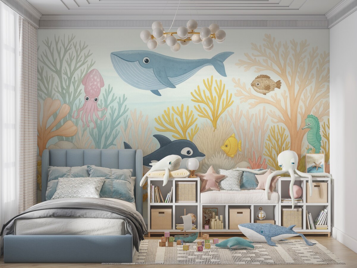 Fototapeta Wodnym mieszkańcom oceanów.