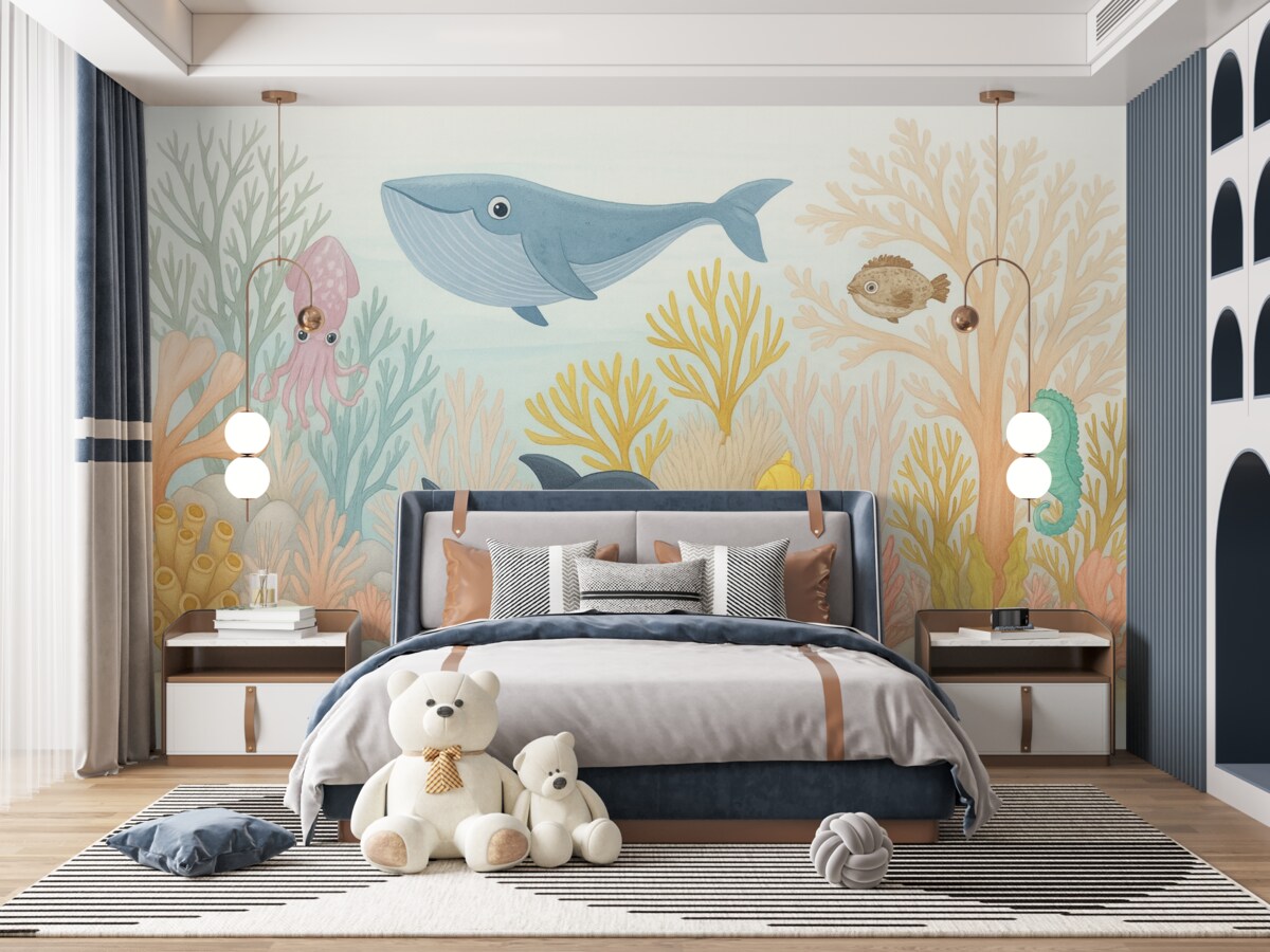 Fototapeta Wodnym mieszkańcom oceanów.