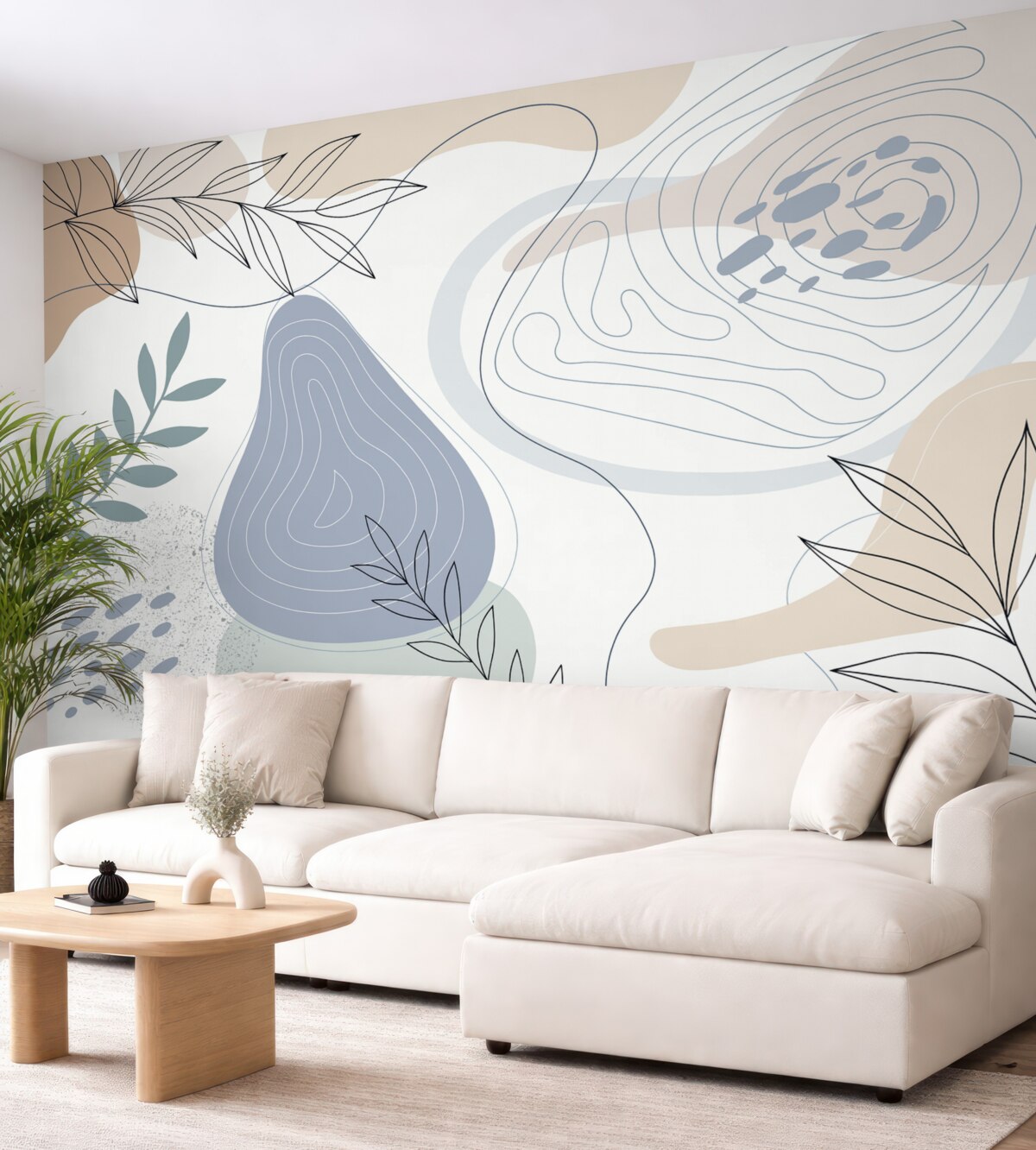 Fototapeta Abstrakcja z liśćmi.