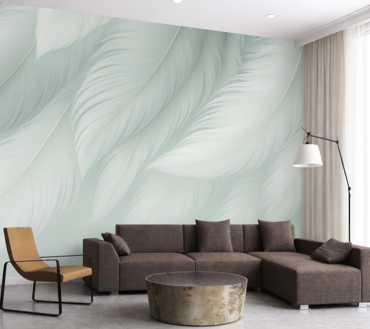 Fototapeta Białe pióra można zastąpić białymi piórami.