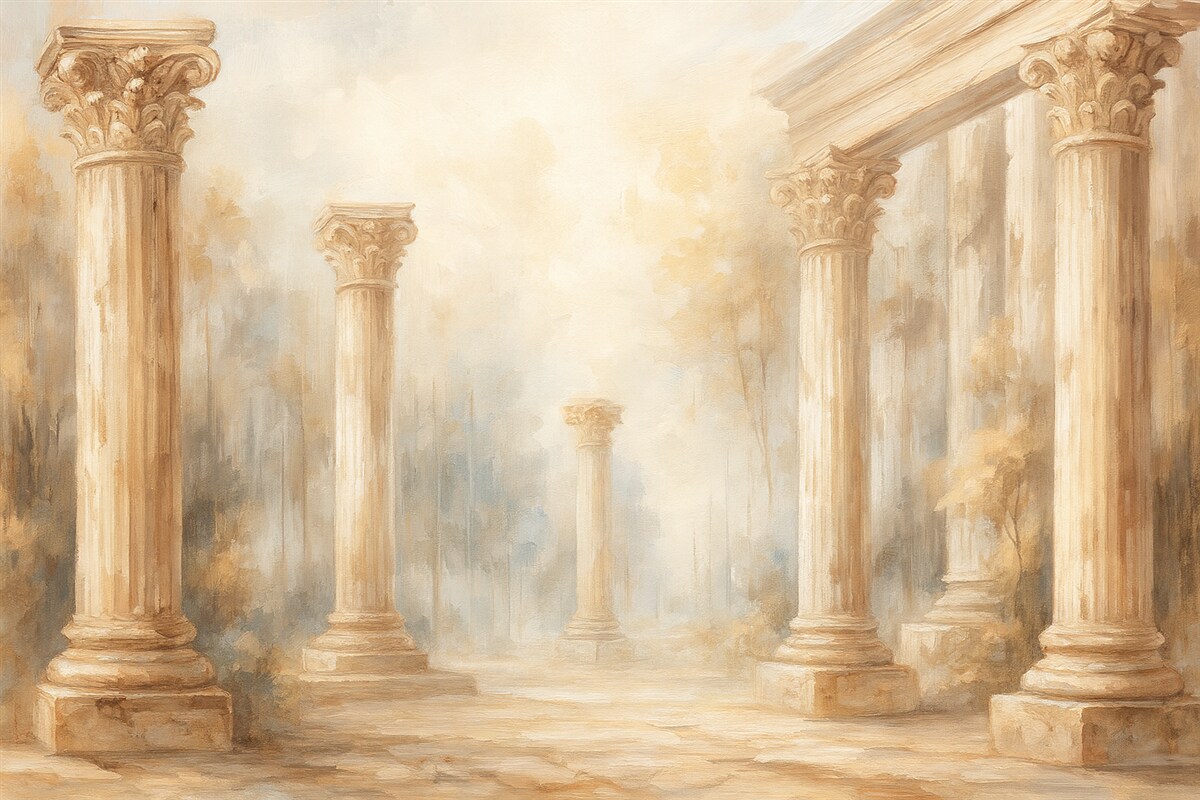 Fototapeta Kolumny niekonkretne.