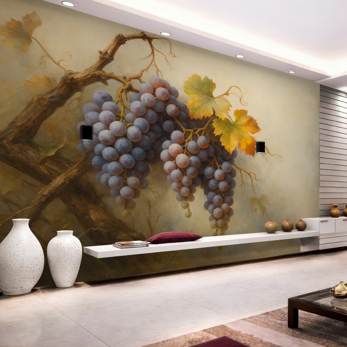 Fototapeta Oto zmieniona wersja: Grono winne.