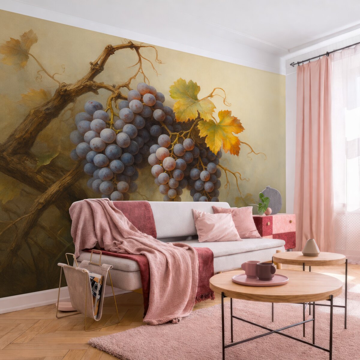 Fototapeta Oto zmieniona wersja: Grono winne.