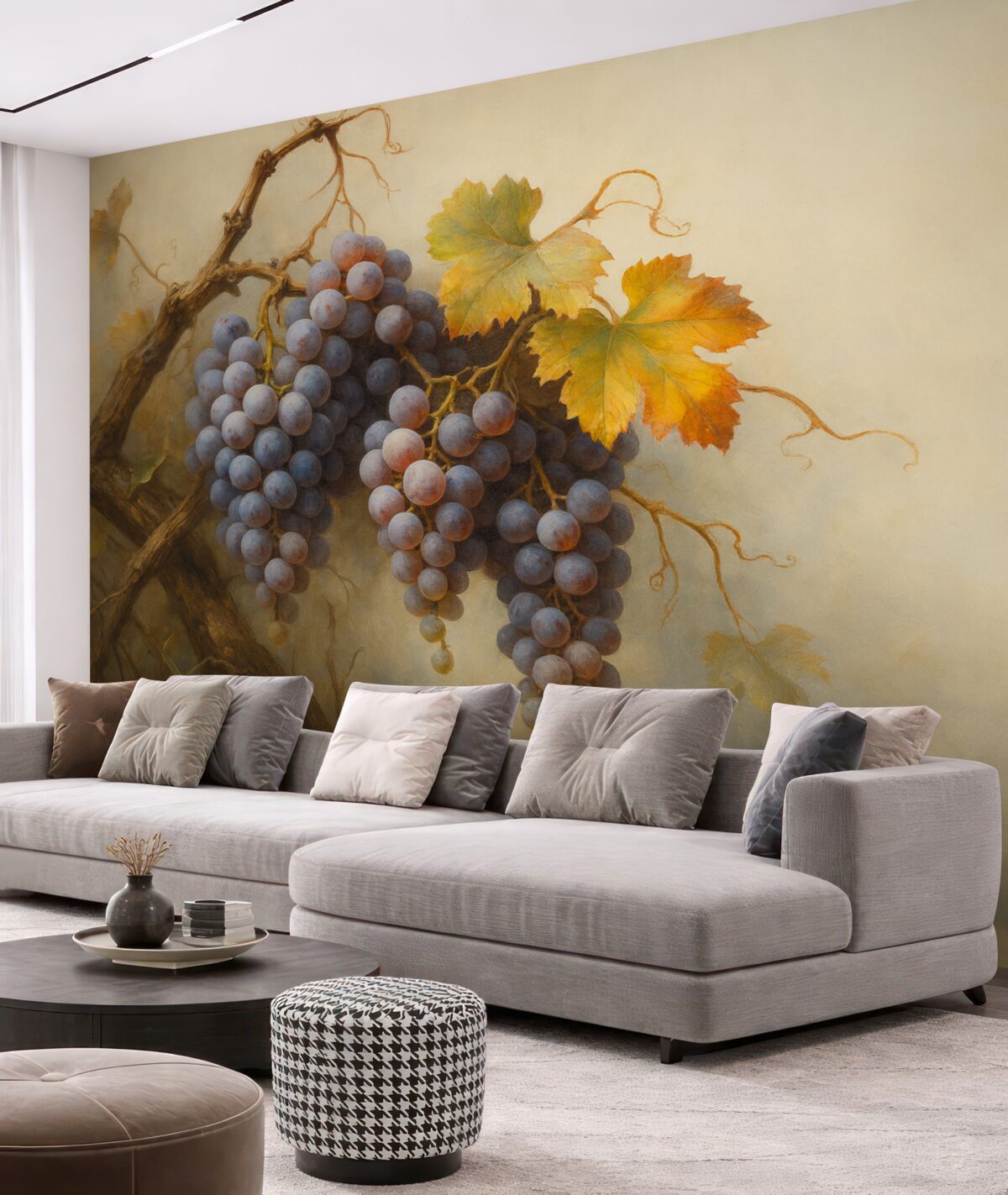 Fototapeta Oto zmieniona wersja: Grono winne.