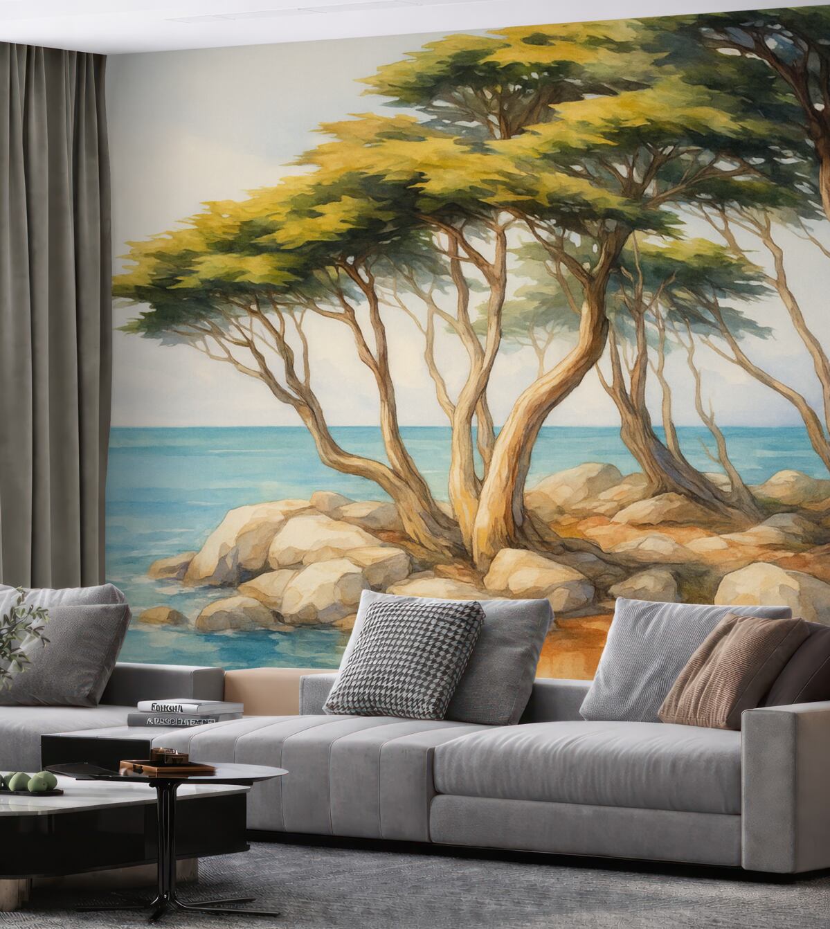 Fototapeta Roślinność przy plaży