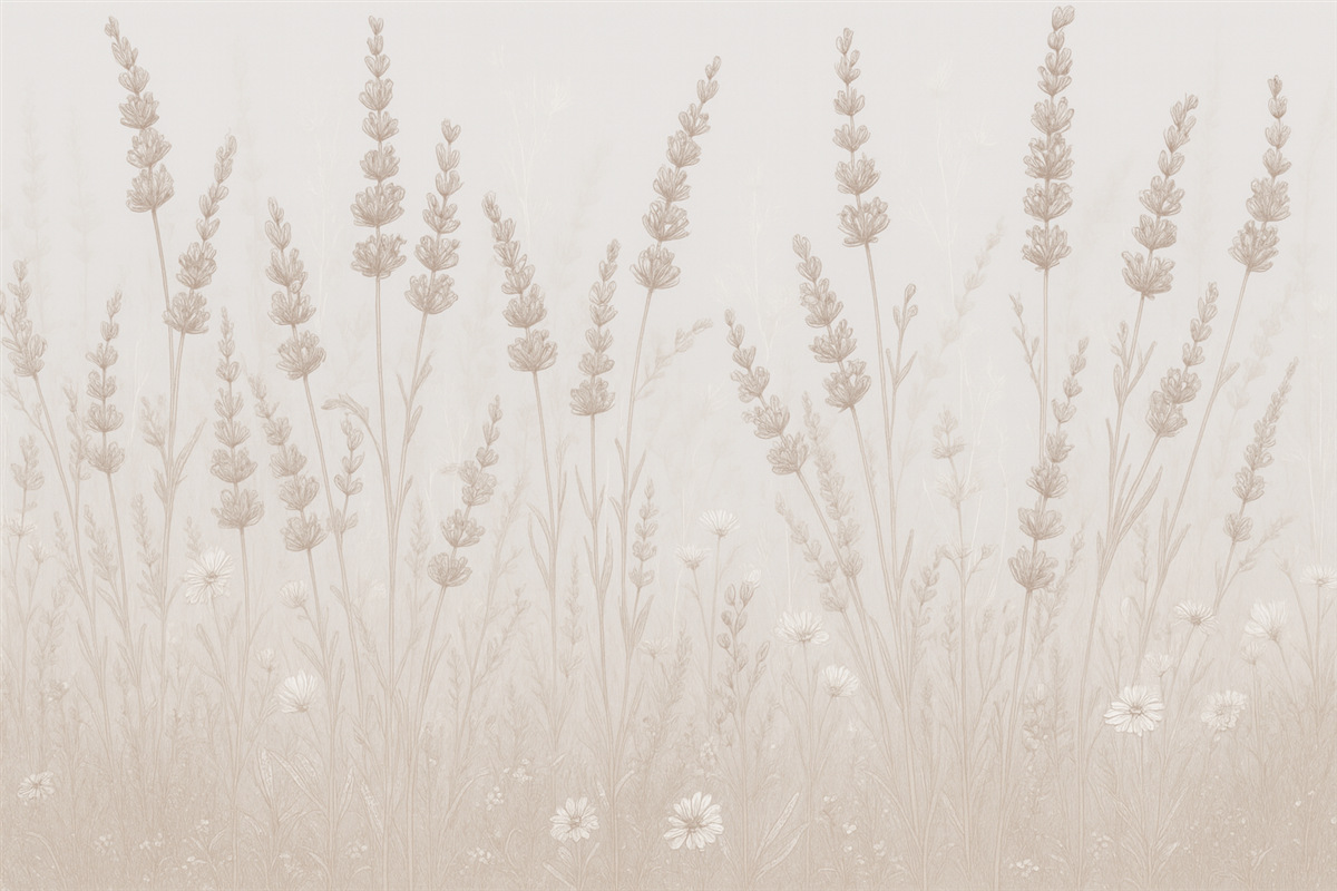 Fototapeta Naturalne zioła w delikatnych odcieniach.