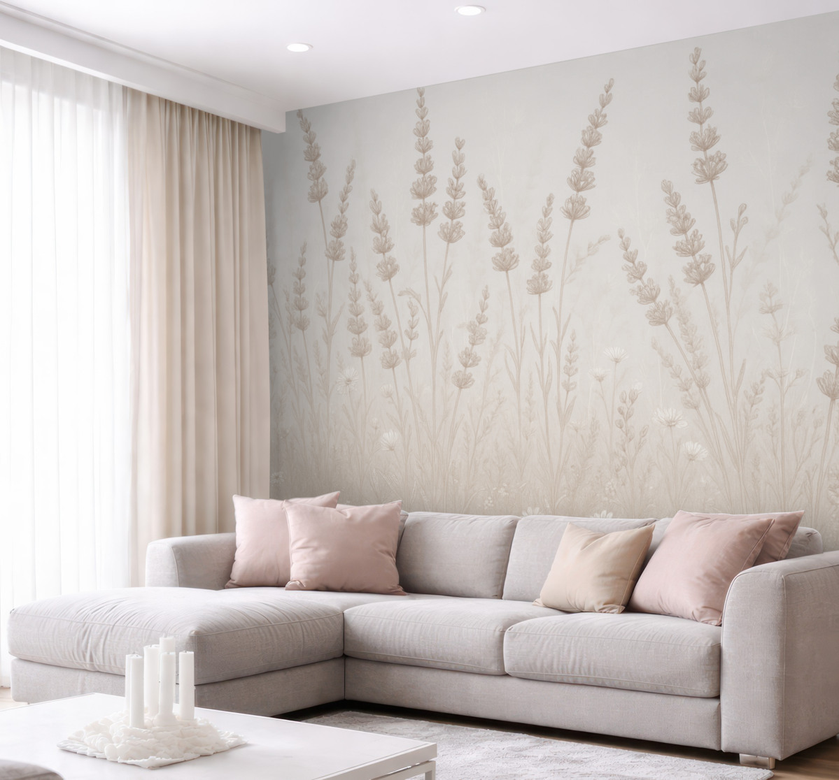 Fototapeta Naturalne zioła w delikatnych odcieniach.