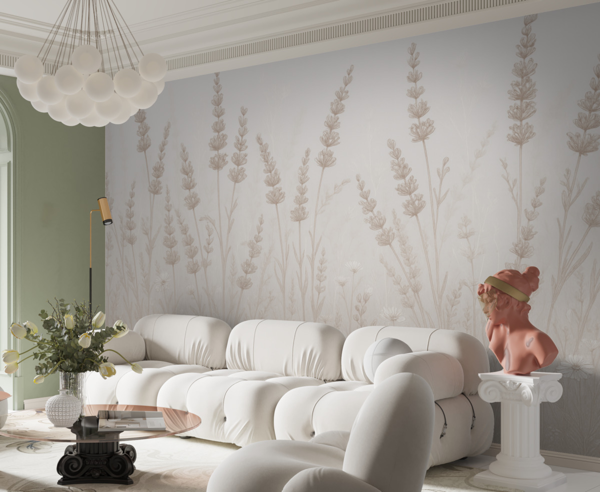 Fototapeta Naturalne zioła w delikatnych odcieniach.