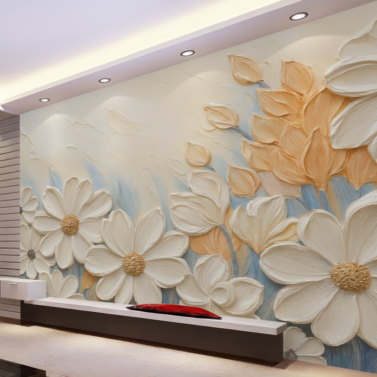 Fototapeta Obraz naśladujący kwiaty.