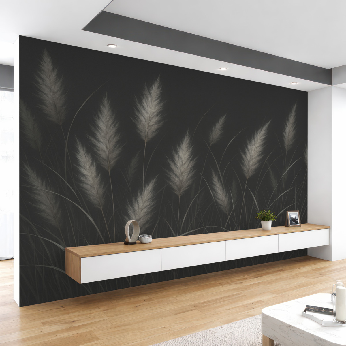 Fototapeta Cienie trzcin.