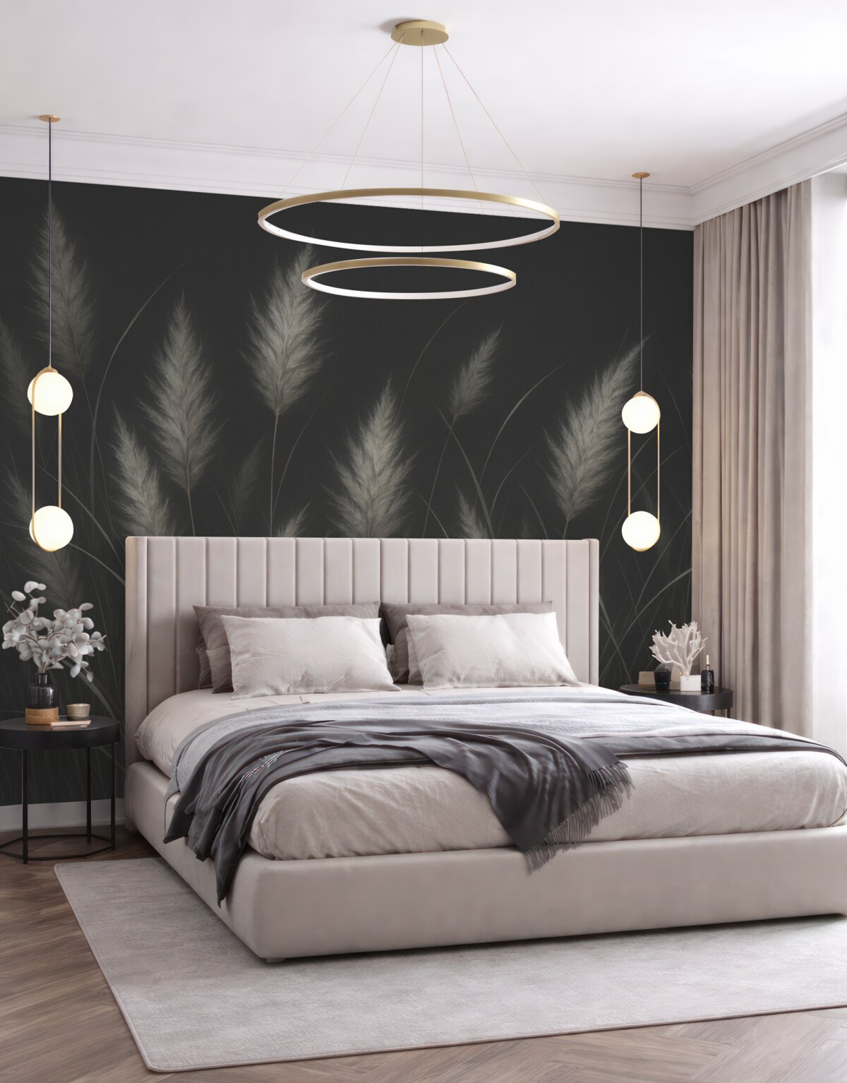 Fototapeta Cienie trzcin.