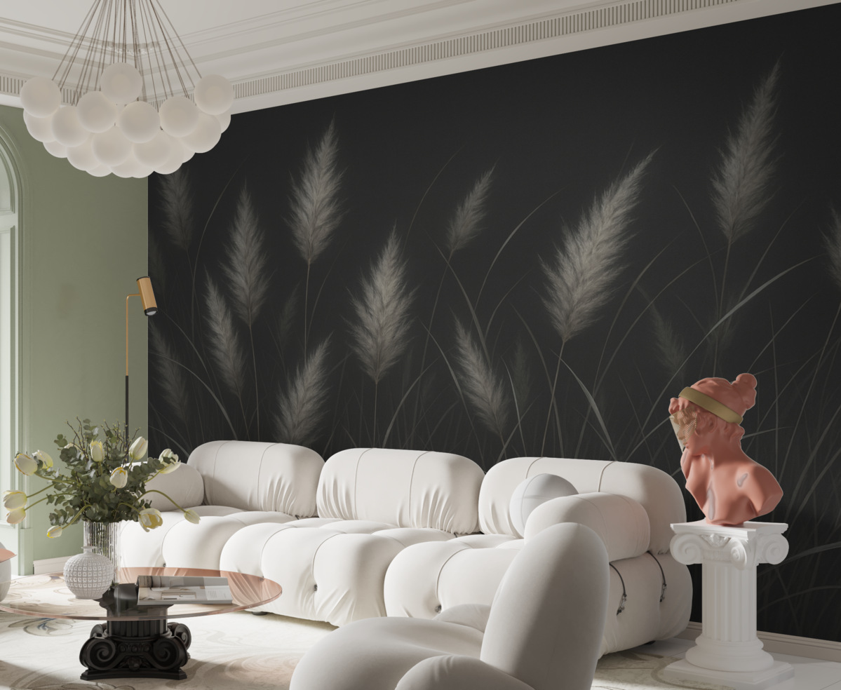 Fototapeta Cienie trzcin.