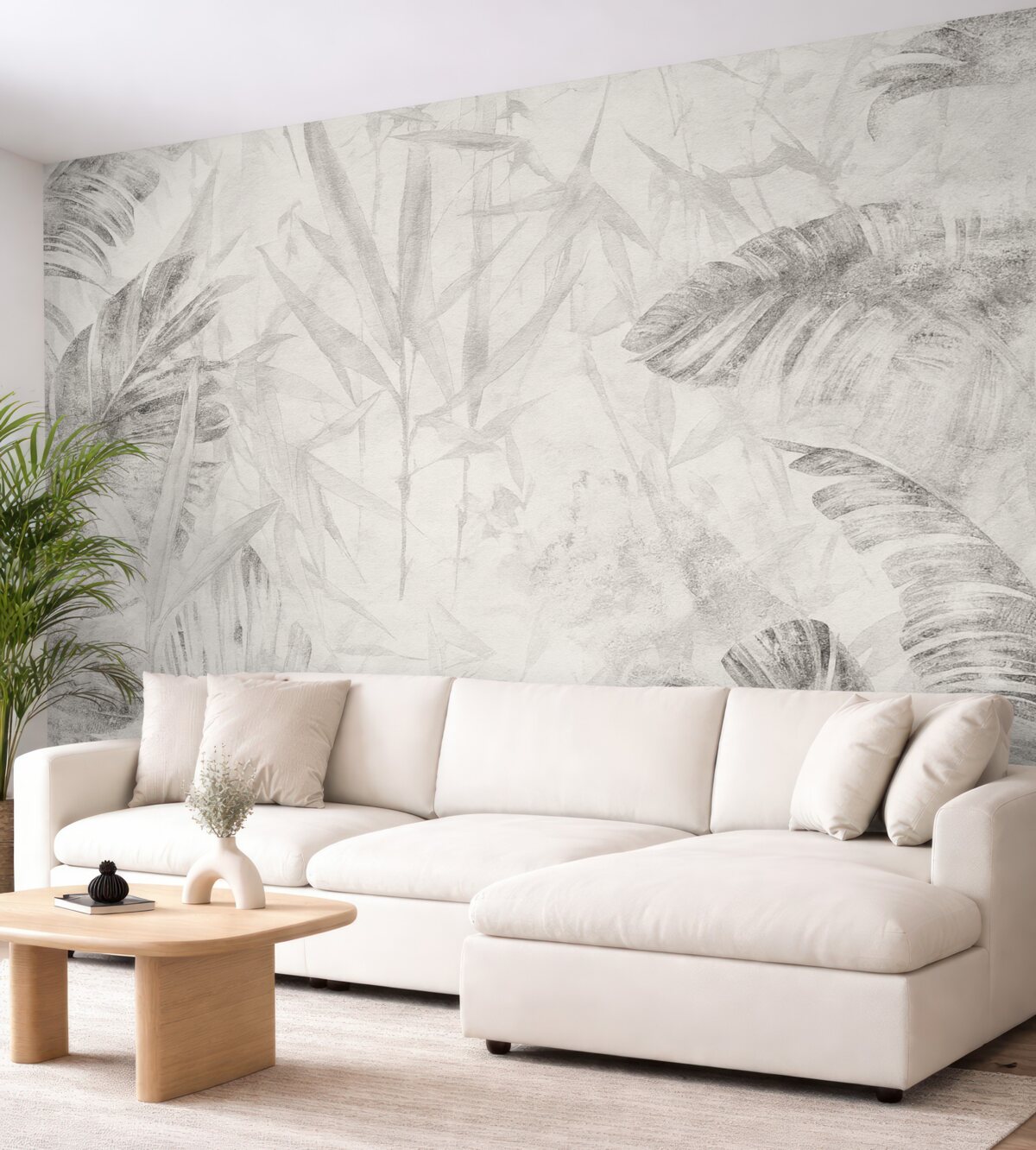 Fototapeta Kwiatowa abstrahowana kompozycja w stylu grunge z naśladownictwem przetarć.