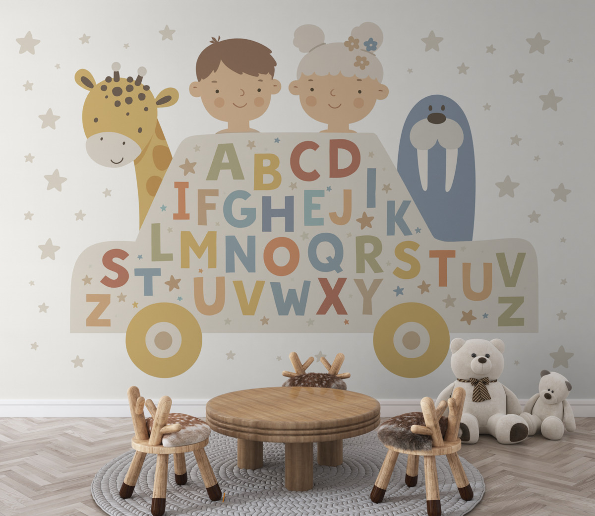 Fototapeta Dzieci i abecadło