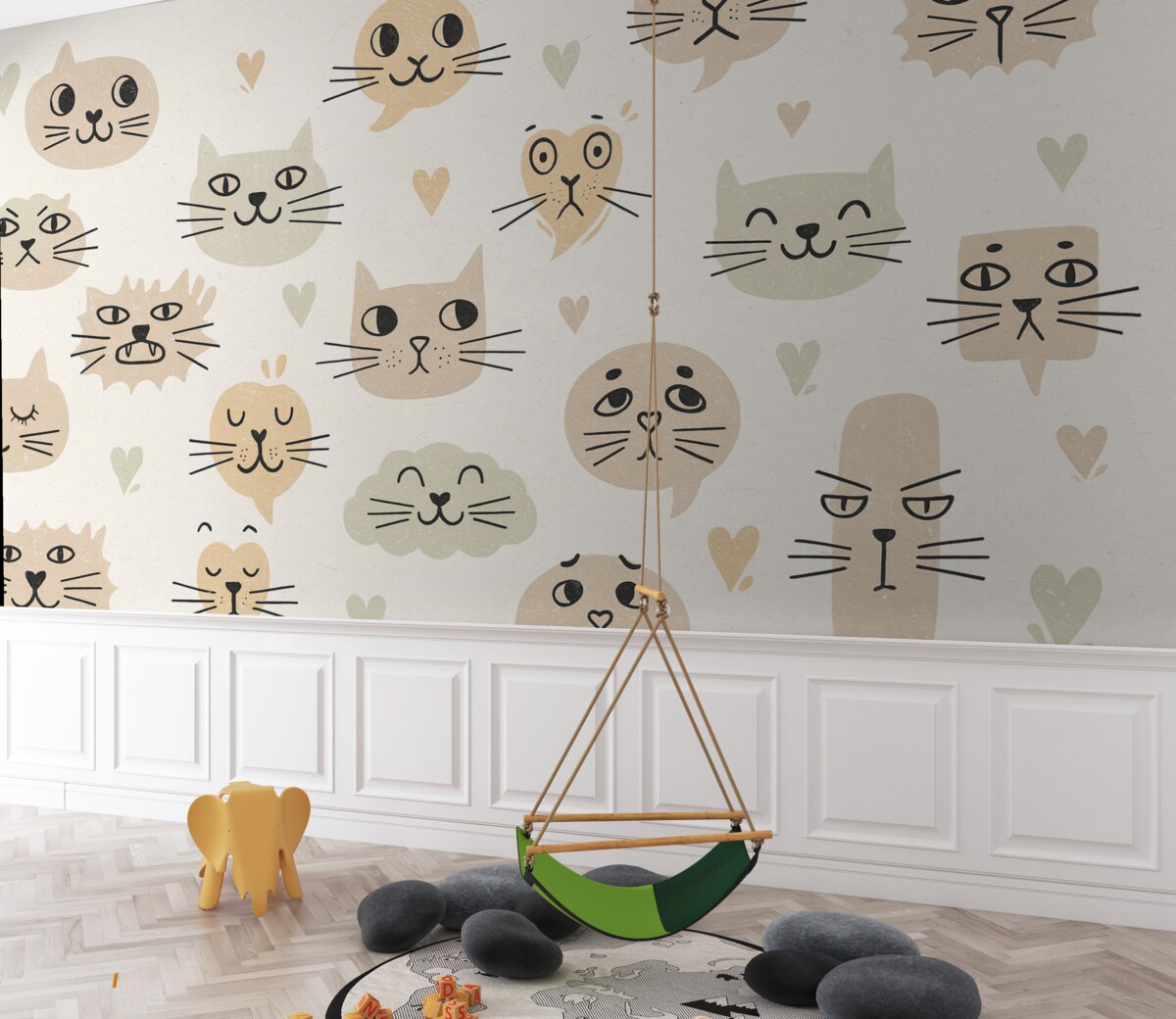 Fototapeta Twarze kotów.