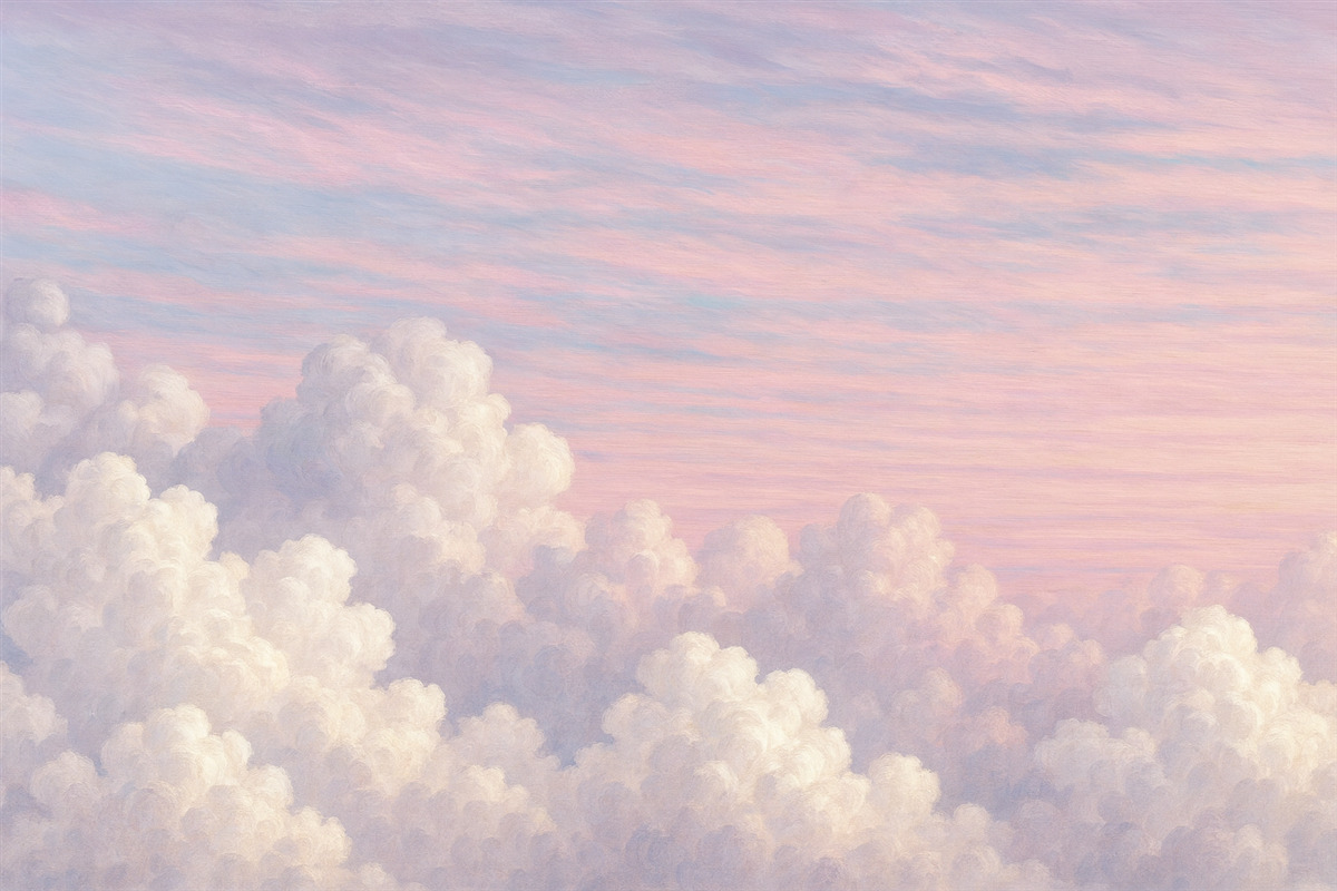 Fototapeta waniliowe niebo można by określić jako niebieską barwę wanilii.