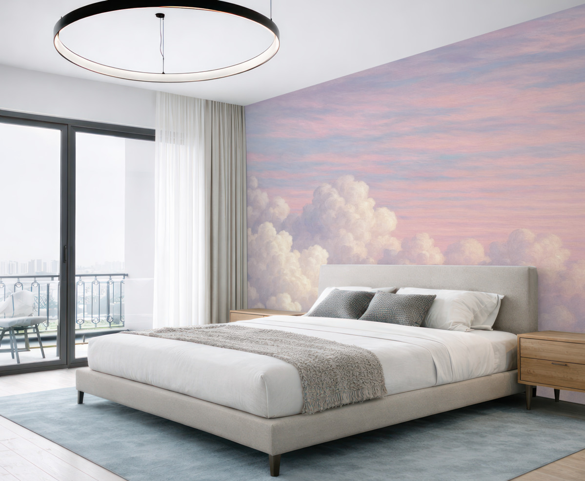 Fototapeta waniliowe niebo można by określić jako niebieską barwę wanilii.