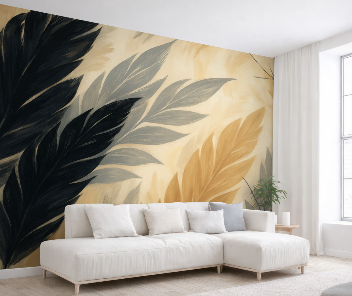 Fototapeta Abstrakcyjne, wielobarwne pióra.