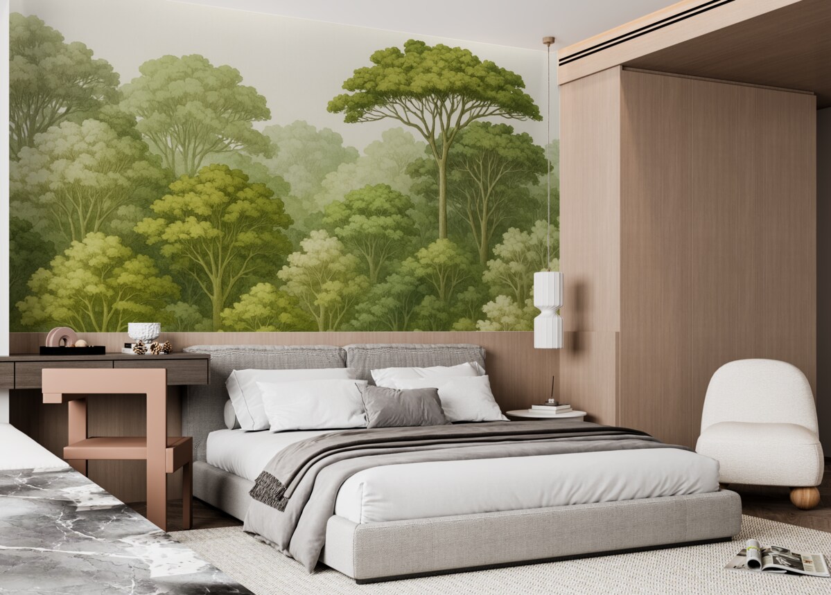 Fototapeta Korony drzewne.