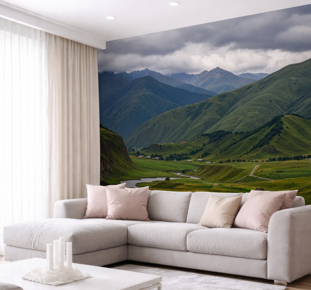 Fototapeta Gruzja to pejzaże, szczyty, wyprawy, autentyzm.