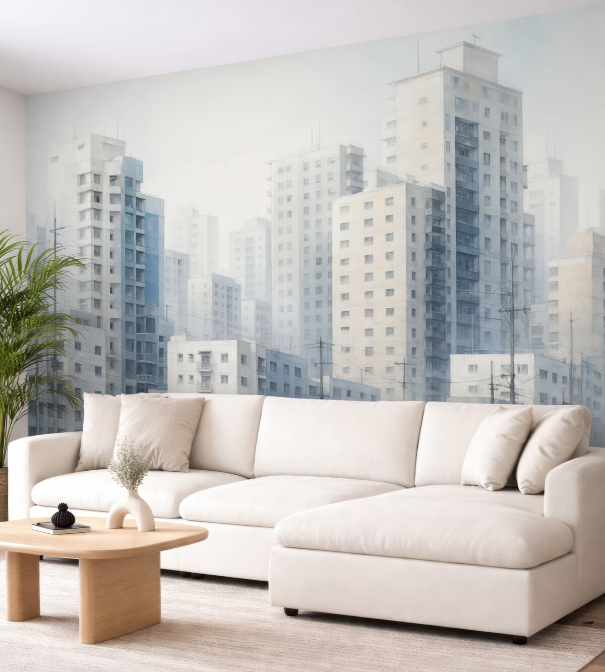 Fototapeta Obraz naśladujący abstrakcyjny krajobraz miejski.