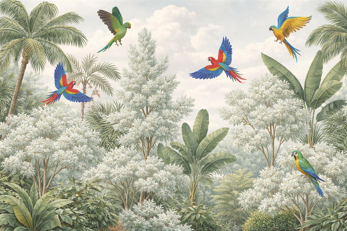 Fototapeta Papugi w lesie deszczowym.