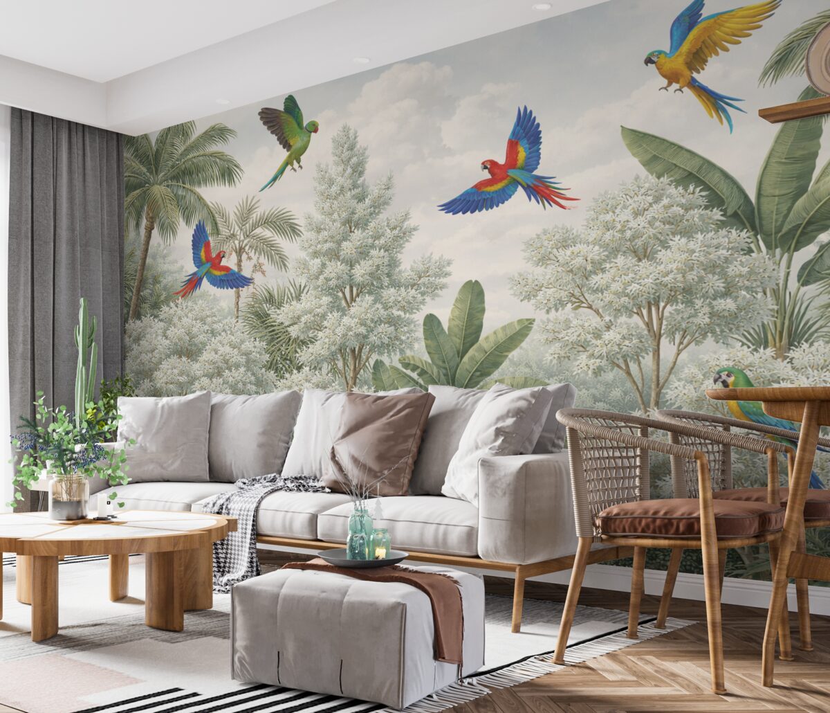 Fototapeta Papugi w lesie deszczowym.