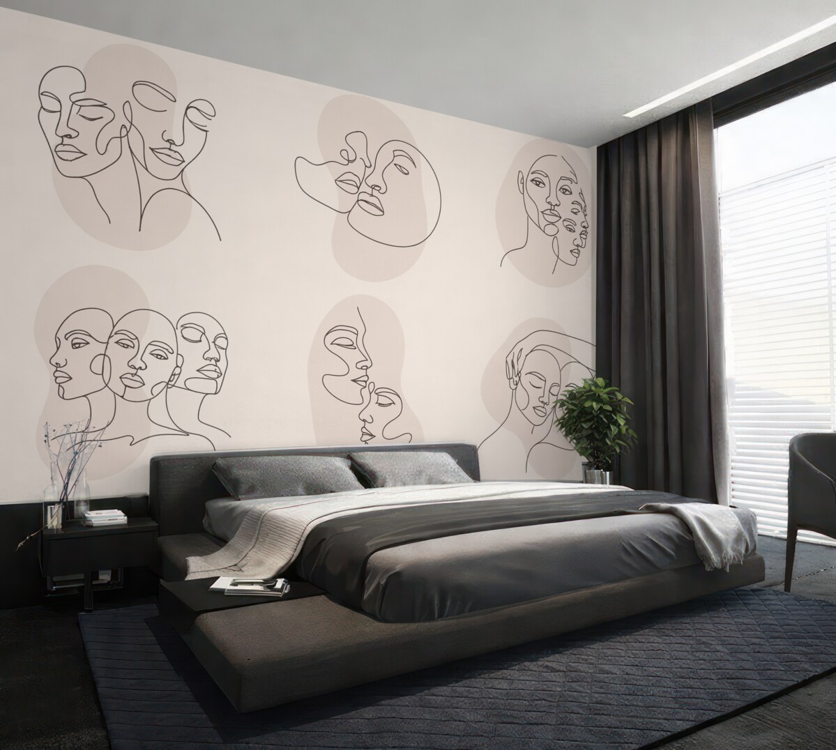 Fototapeta Abstrakcyjne oblicza.