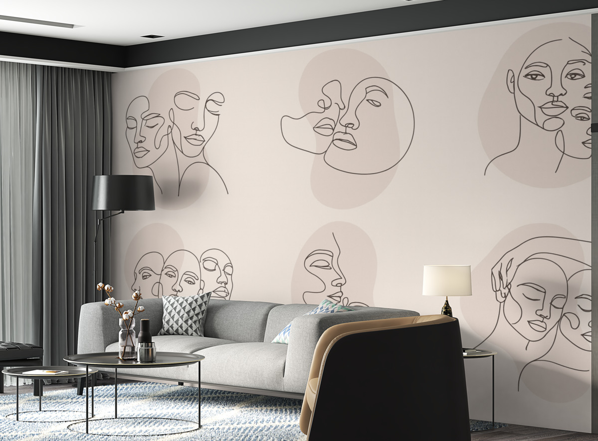 Fototapeta Abstrakcyjne oblicza.