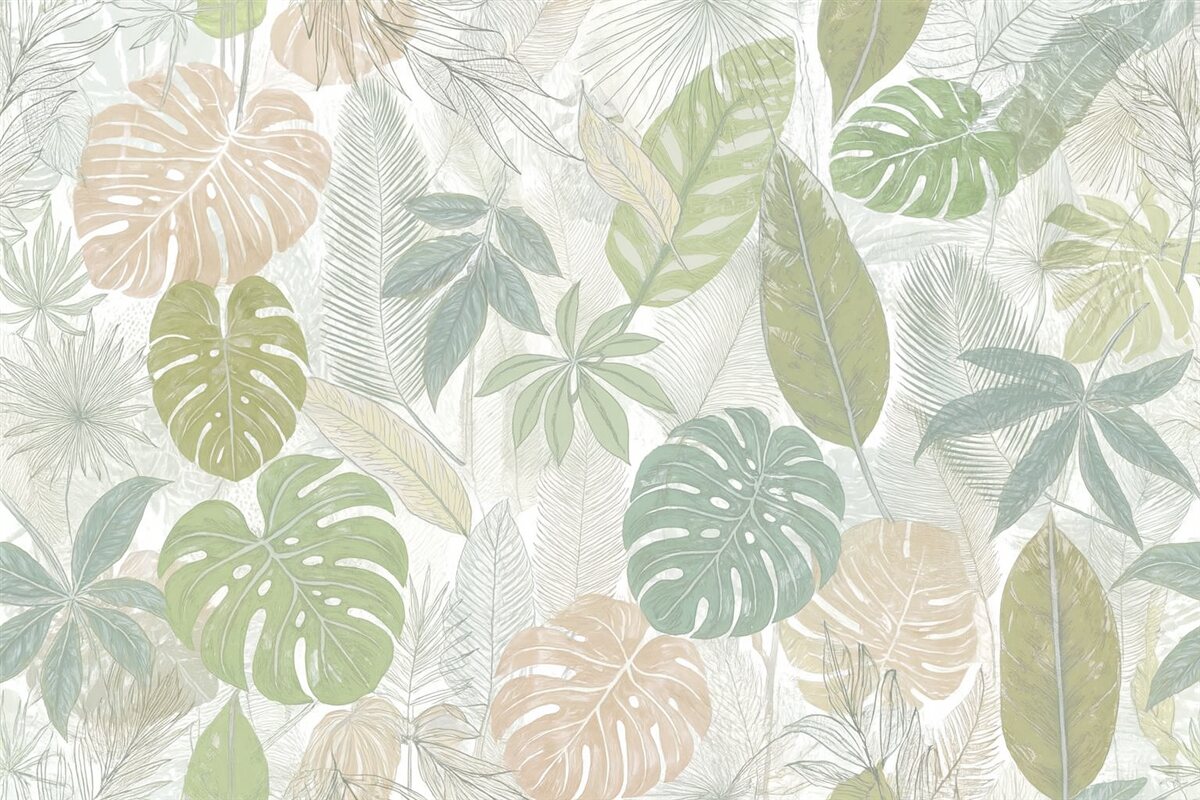 Fototapeta Liście palmy.