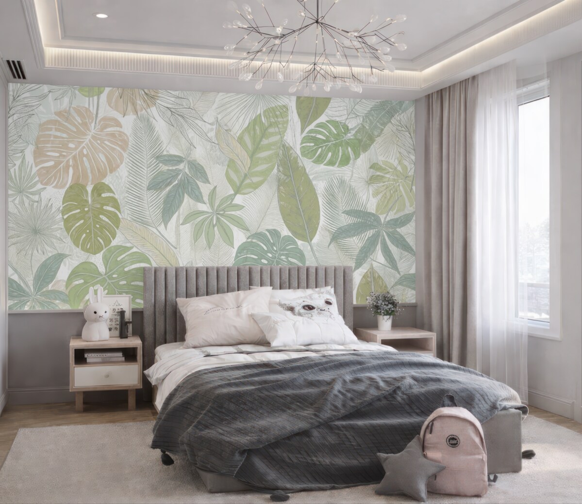 Fototapeta Liście palmy.