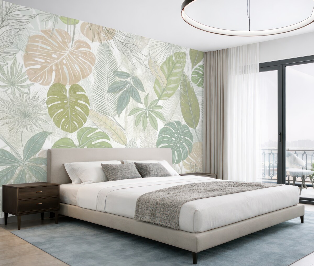 Fototapeta Liście palmy.