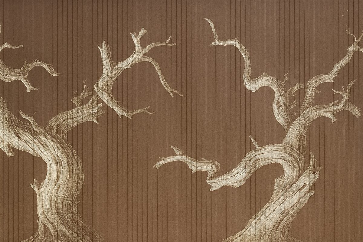 Fototapeta Wdzięczne kształty drzew