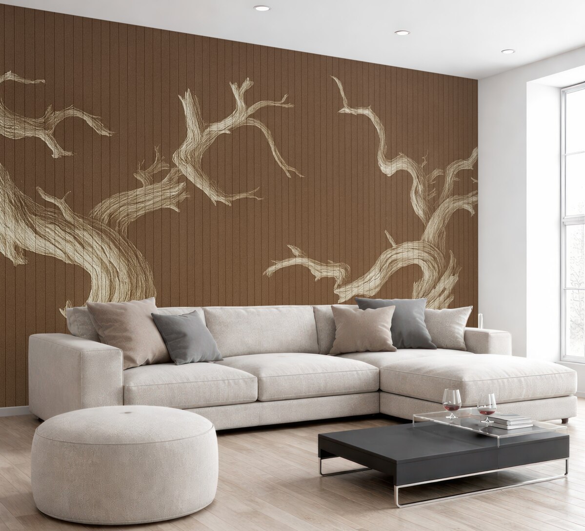 Fototapeta Wdzięczne kształty drzew