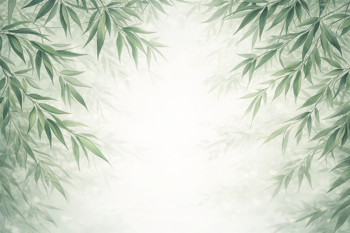 Fototapeta Liście bambusa.