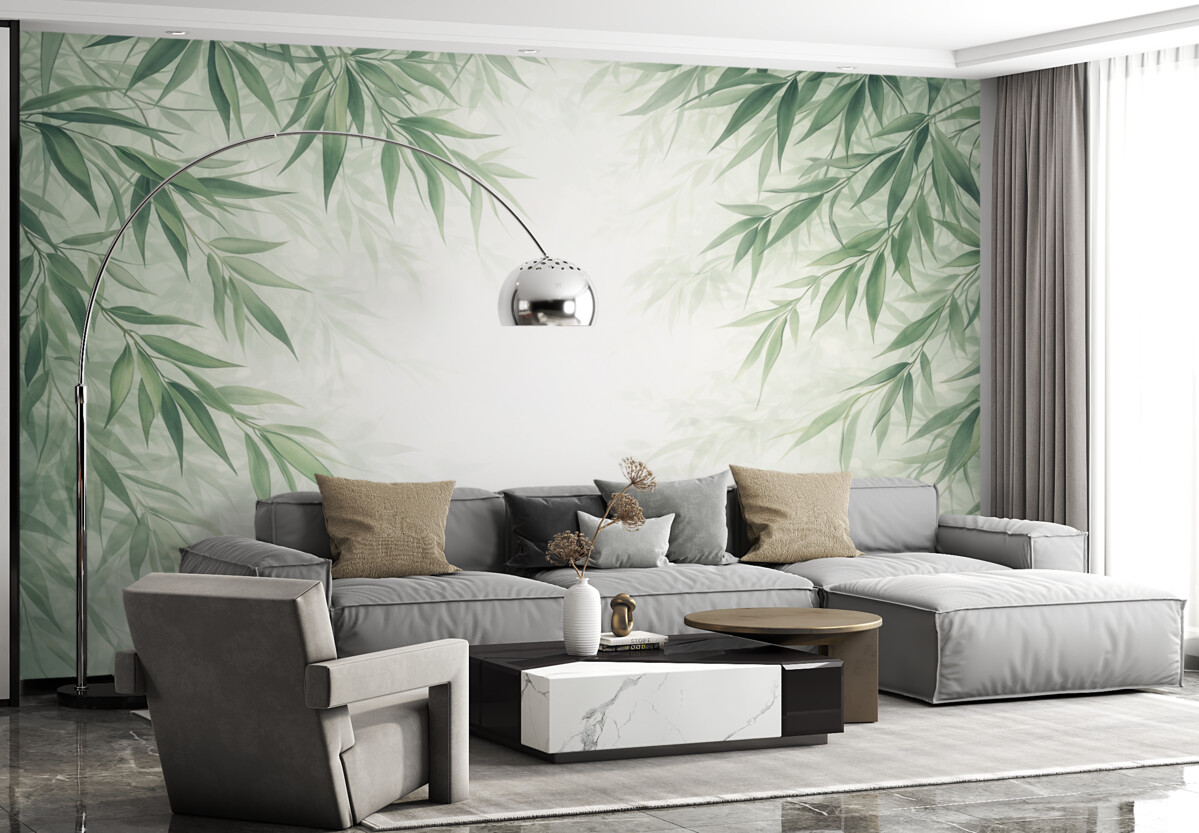 Fototapeta Liście bambusa.