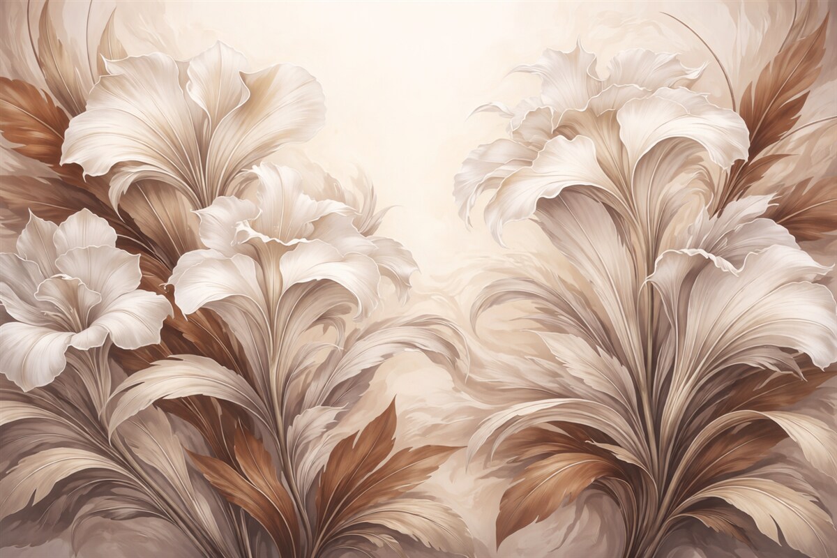 Fototapeta Wymyślne lilie.