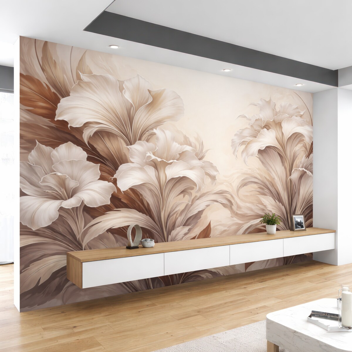 Fototapeta Wymyślne lilie.