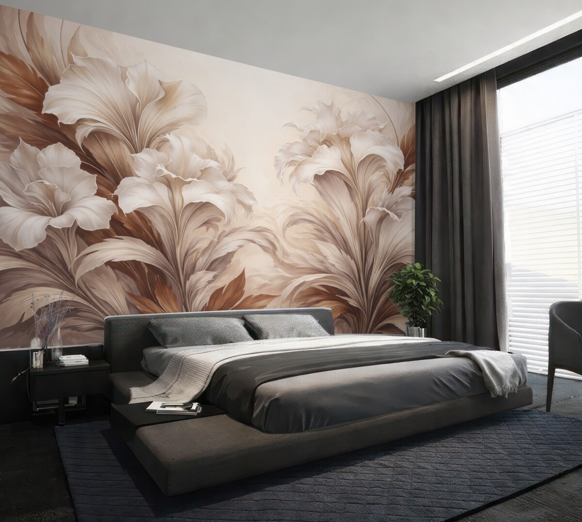 Fototapeta Wymyślne lilie.