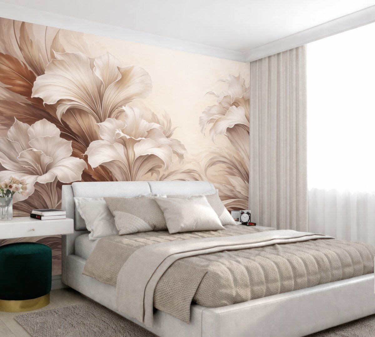 Fototapeta Wymyślne lilie.