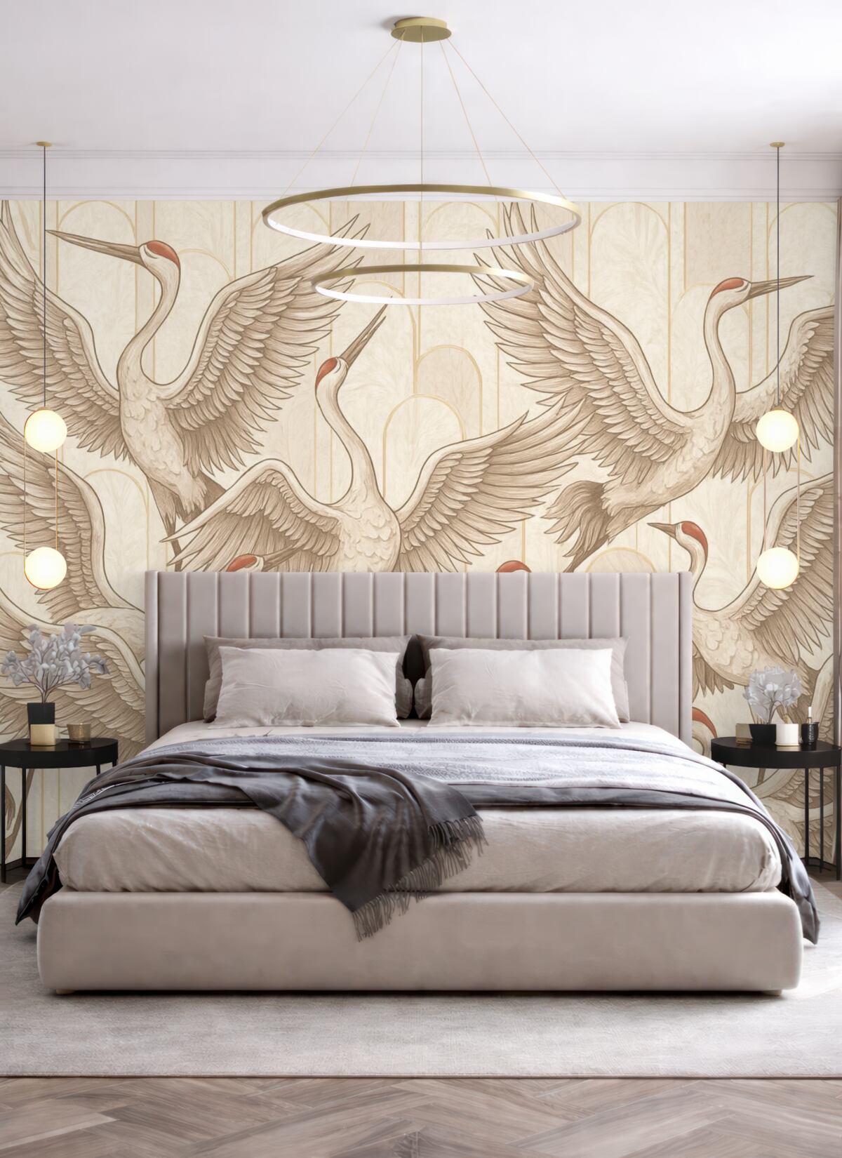 Fototapeta Ptaszki i historyczne łuki