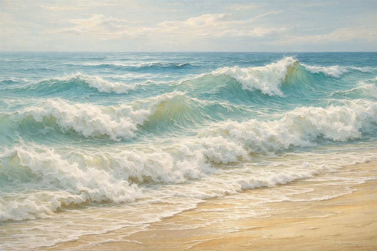 Fototapeta Iluzja fali objętościowej.