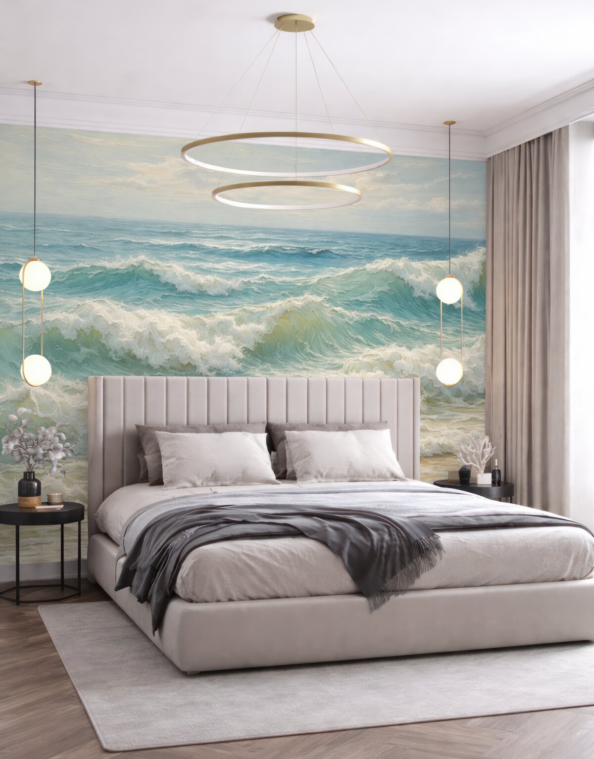 Fototapeta Iluzja fali objętościowej.